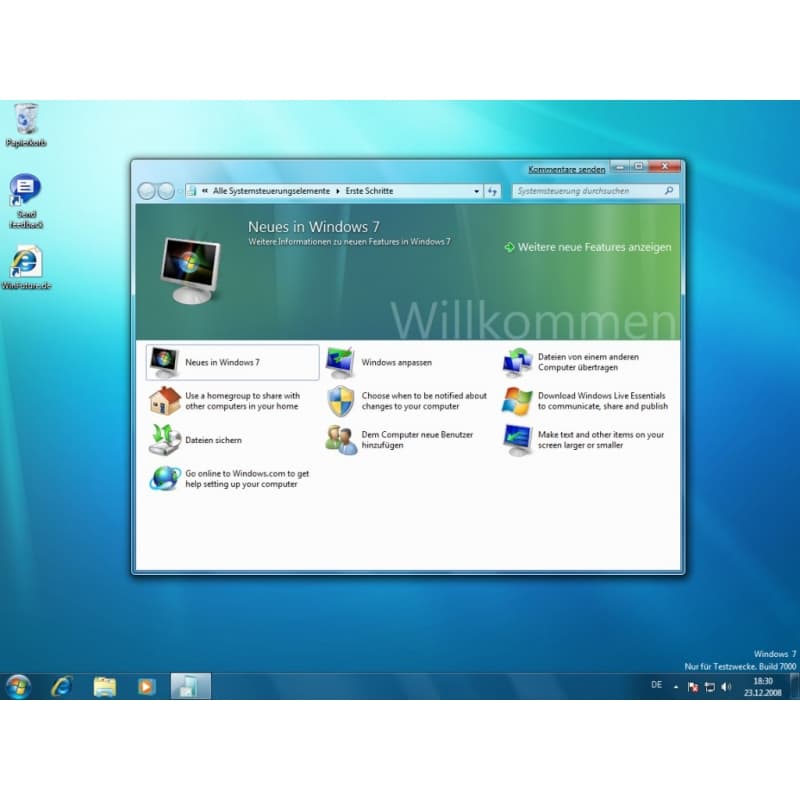 Windows 7 Professional 32/64 Bit Vollversion Download-Lizenz